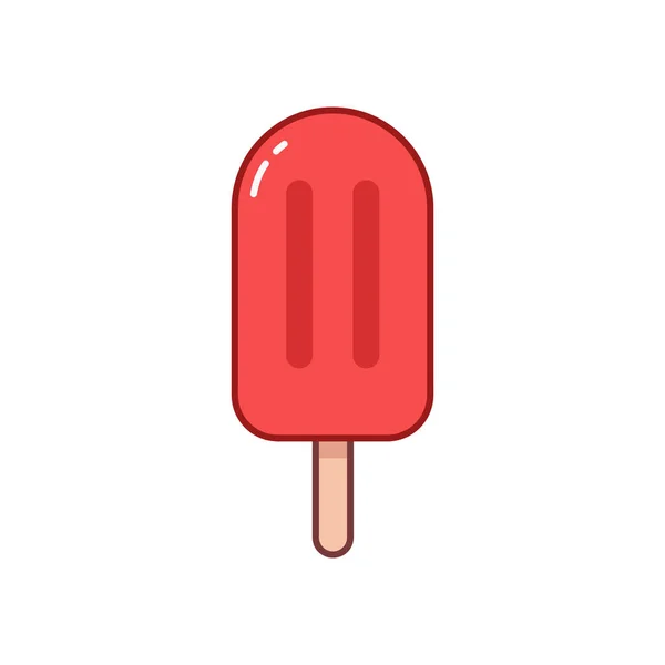 Helado Ilustración Vector Dibujos Animados — Archivo Imágenes Vectoriales