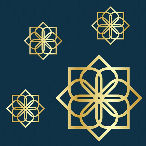 Islamische Ornamente Muster Vektor Illustration — Stockvektor