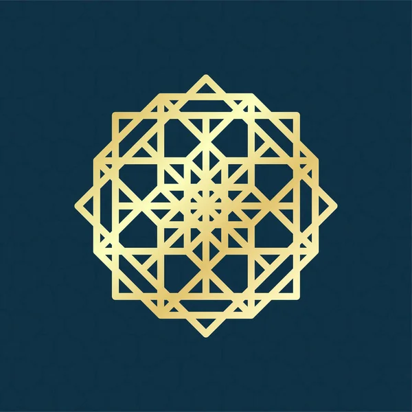 Islamiska Ornament Mönster Vektor Illustration — Stock vektor