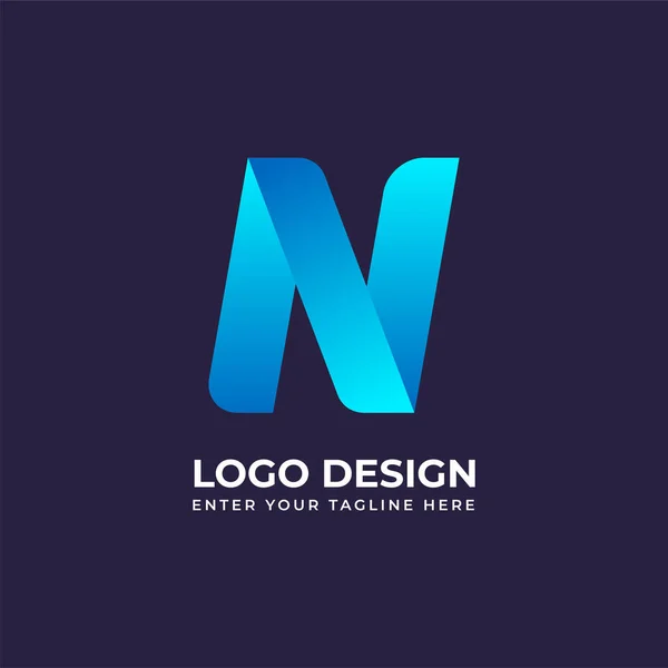 Logo Vektor Design Moderní Koncept — Stockový vektor