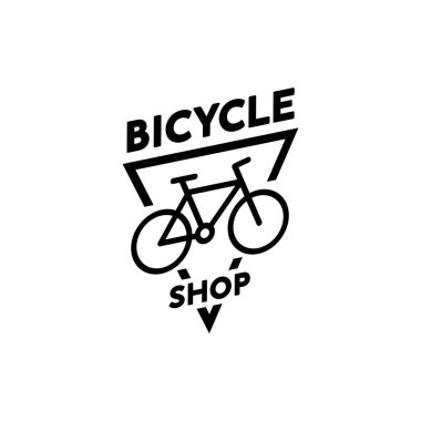 Bisiklet modern logosu. Yaratıcı logo. Güzel ve basit element.