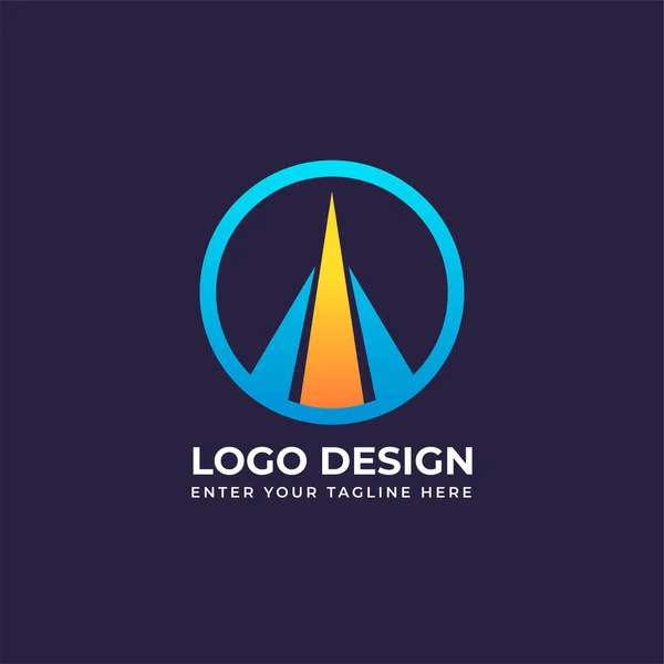 Logotipo Abstracto Logótipo Criativo Elemento Bonito Simples — Vetor de Stock