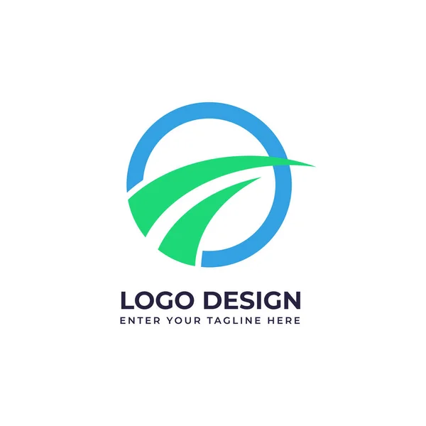 Αφηρημένο Λογότυπο Δημιουργικό Λογότυπο Όμορφο Και Απλό Στοιχείο — Διανυσματικό Αρχείο