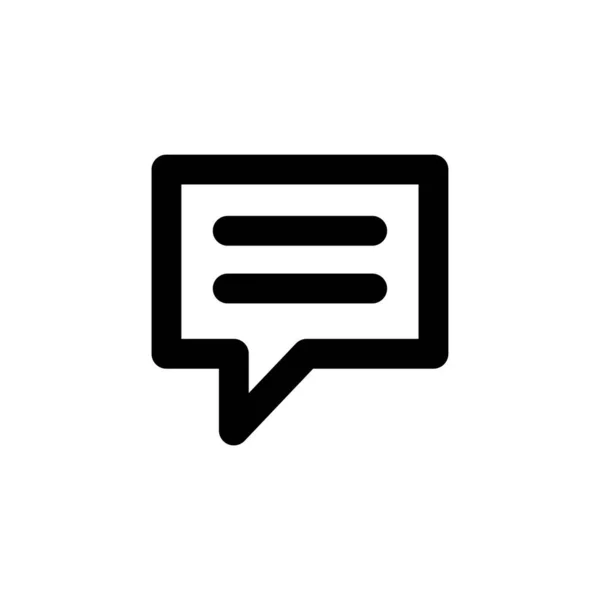 Chat Icône Vecteur Avec Ligne Noire Fond Blanc — Image vectorielle