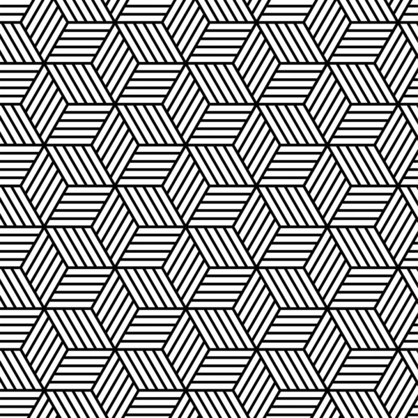 Hexagon Geometrische Muster Vektorgrafik — Stockvektor