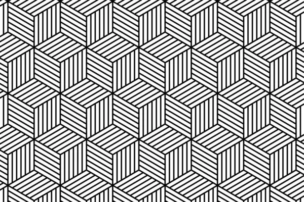 Hexagon Geometriai Minta Vektor Művészet — Stock Vector