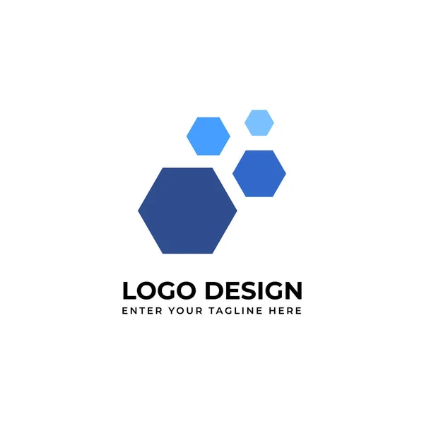 Imagem Abstrata Vetor Logotipo Criativo Para Negócio — Vetor de Stock