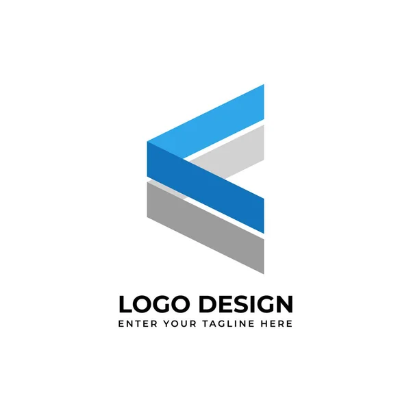 Imagen Vectorial Logotipo Abstracto Creativo Para Negocios — Vector de stock