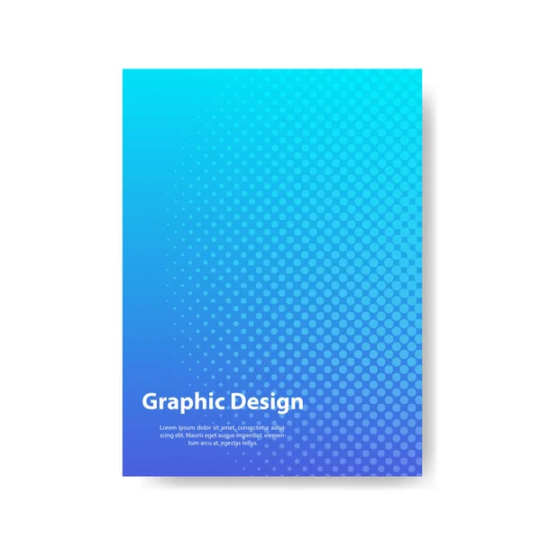 Design Couverture Motif Demi Teinte Couleur Futurs Motifs Géométriques Avec — Image vectorielle