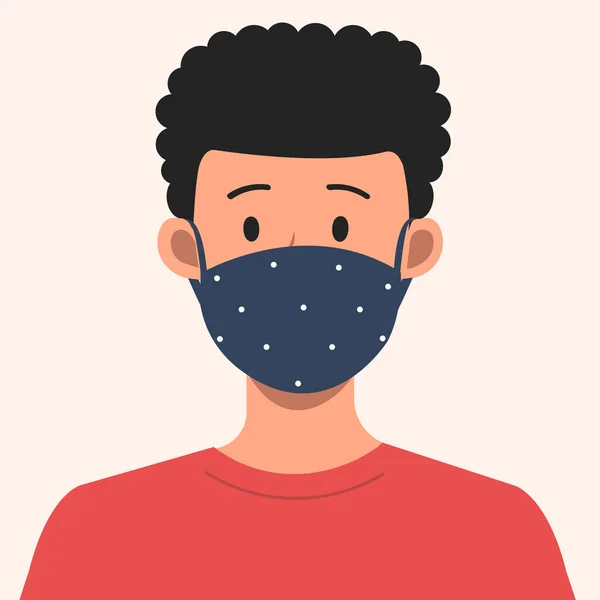 Menschen Verwenden Medizinische Masken Mit Einem Flachen Designkonzept Vektorillustration — Stockvektor
