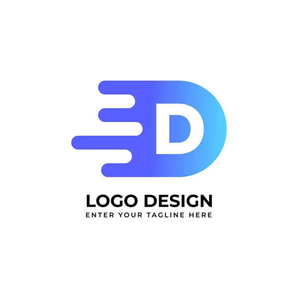 Moderní Design Loga Písmene Pro Obchodní Logo Organizace Komunity Další — Stockový vektor