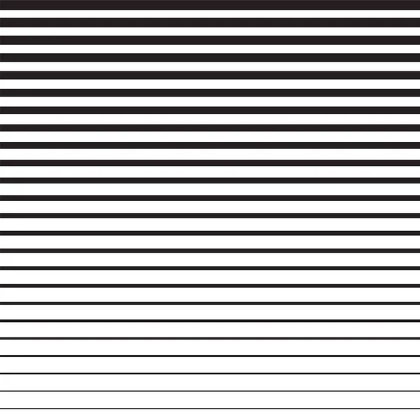 Horizontaler Linienvektor Auf Weißem Hintergrund — Stockvektor