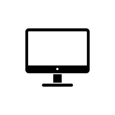 Masaüstü bilgisayar simgesi bilgisayar ekran vektörü