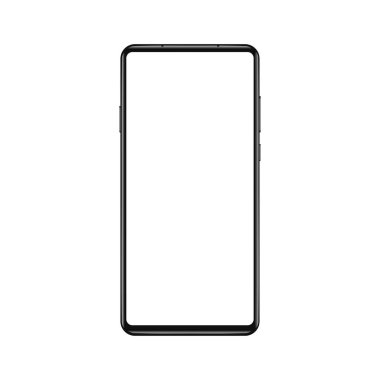 Akıllı telefon modelleme vektör çizimi. EPS 10