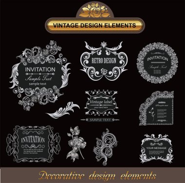 Klasik Tasarım, Klasik Tasarım, Klasik Tasarım, sınır, çiçek, köşe, zarif tasarım, klasik desen, vektör, filiz, klasik dekorasyon, dövme