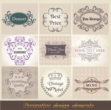 Vintage Design EPS tırmanma koleksiyonu V5, zarif tasarım, vintage model, vektör, eps, Davetiyeler, Baskılar, El Sanatları için klasik dekorasyon