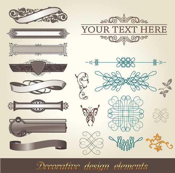 Vintage Design EPS cliparts collection V5,elegant design,vintage pattern,vector,eps,vintage decoration for Invitations,Prints,Crafts