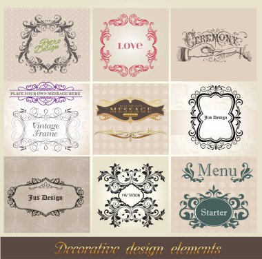 En İyi Klasik Tasarım EPS tırmanış koleksiyonu V5, zarif tasarım, klasik model, vektör, eps, Davetiyeler, Baskılar, El Sanatları için klasik dekorasyon. 