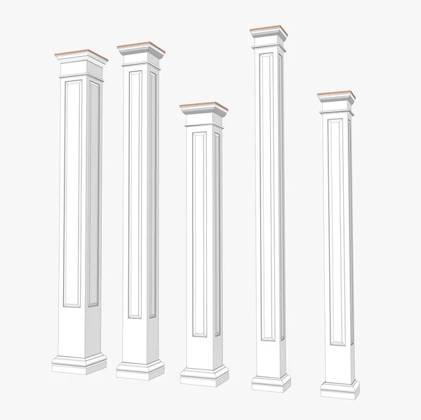 Architecture Colonnes Poutres Décoration Architecturale Styles Architecturaux Architecture Grecque Fontaines — Photo