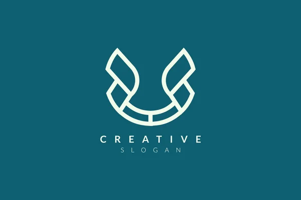 Projeto Logotipo Bacia Com Formas Abstratas Design Ilustração Vetorial Minimalista —  Vetores de Stock