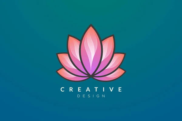 Design Abstrakte Blumen Und Blatt Logo Für Wellness Hotel Schönheit — Stockvektor