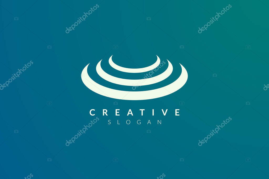 Stage logo design. Minimalist and modern vector illustration design suitable for community, business, and product brands.