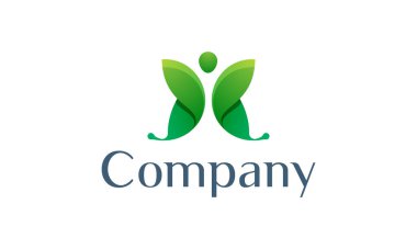 Bu yeşil renkli kelebek logosu güzellik ve doğallığı temsil ediyor.