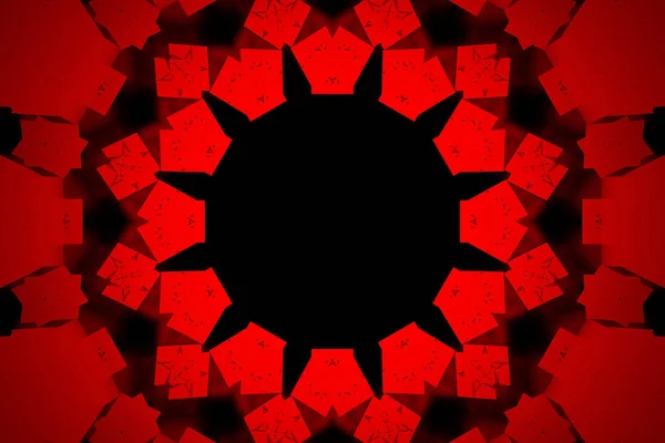 Kaleidoskop Hintergrund Abstrakte Fraktale Formen Schöne Mehrfarbige Kaleidoskop Textur Fantasie — Stockfoto