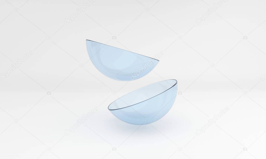 Contact lens 3DCG illustration image