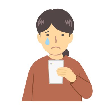 Kırmızı elbiseli kadın / gözyaşı