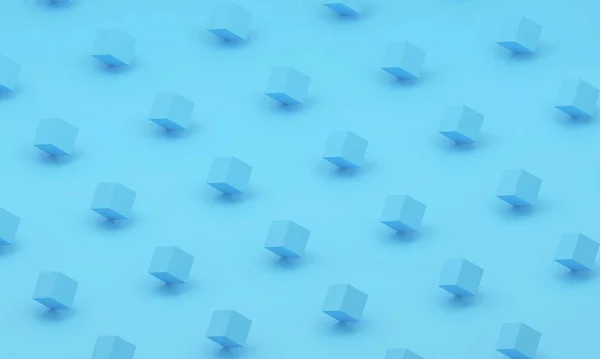 Квадратний Фон 3Dcg Зображення Світло Блакитний — стокове фото