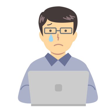 Mavi elbiseli / gözyaşı döken adamlar