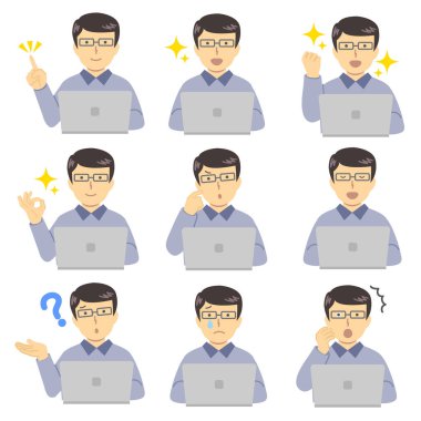 Kişisel bilgisayar kullanan adamlar