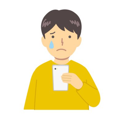 Sarı elbiseli çocuk / gözyaşları içinde