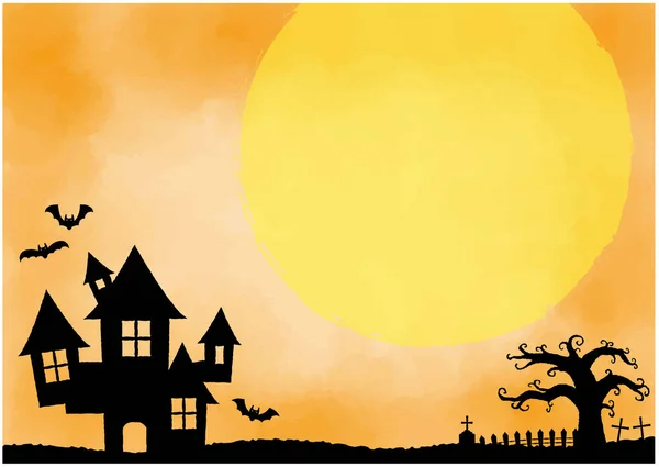 Halloween Hintergrundmaterial Vektor — Stockvektor