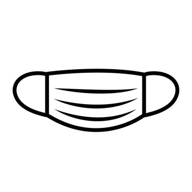 Maske simgesi resimleme materyali / vektörü