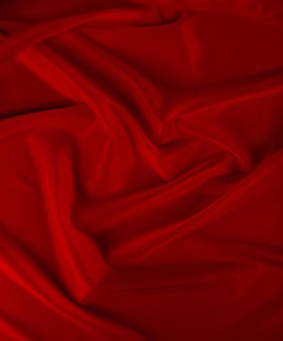 Lüks koyu kırmızı saten / ipek katlanmış kumaş, arka planlar için kullanışlı