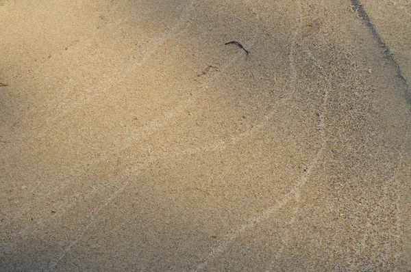 Texture Sable Dans Plage — Photo