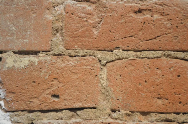 Alte Stein Und Ziegelmauer — Stockfoto