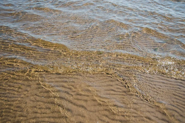 Suyun Altında Kum Dalgaları Deseni — Stok fotoğraf