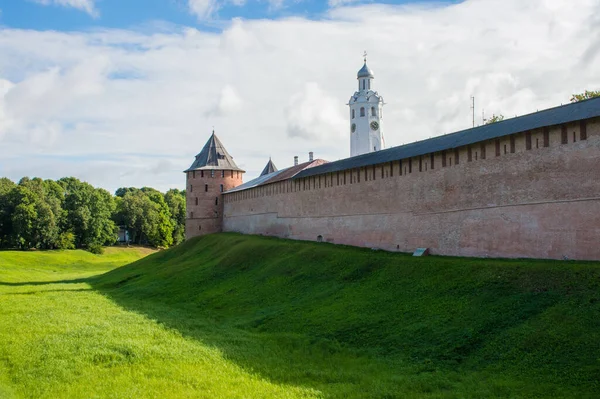 Antigua Fortaleza Novgorod Rusia — Foto de Stock