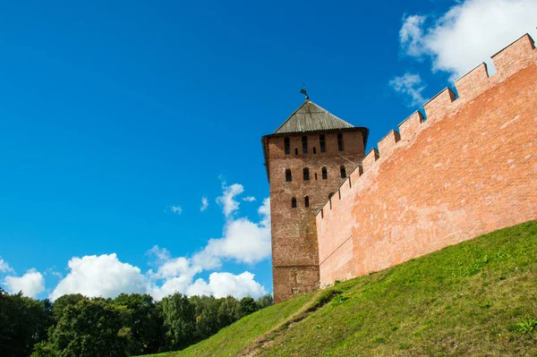 Antigua Fortaleza Novgorod Rusia — Foto de Stock