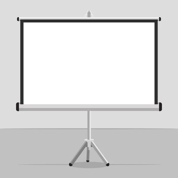 Projected screen — Stock Vector