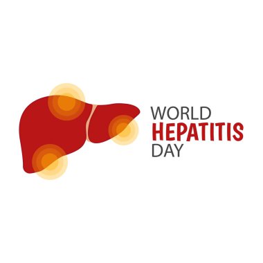Dünya Hepatit Günü konulu Vektör İllüstrasyonu