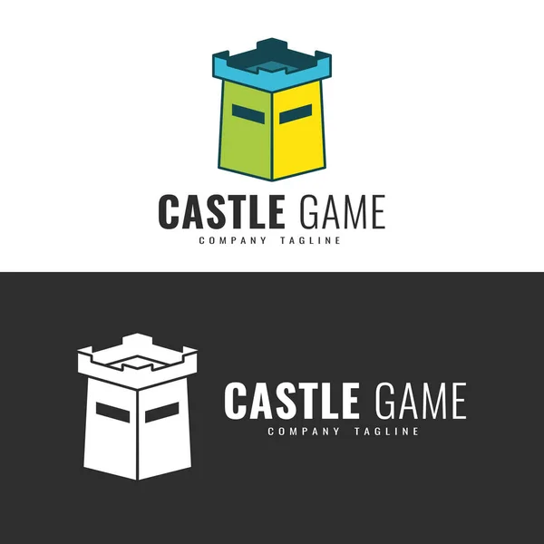 Modelo Logotipo Vetor Design Logo Para Estúdio Jogos Uma Loja — Vetor de Stock