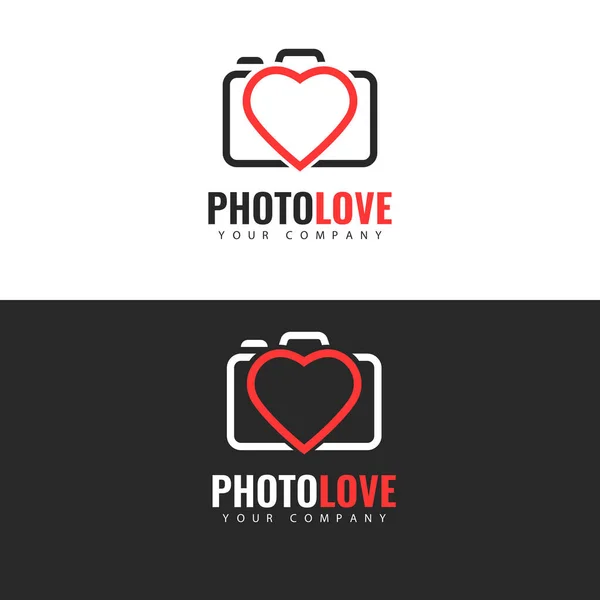 Photo Studio Logo Tervezés — Stock Vector