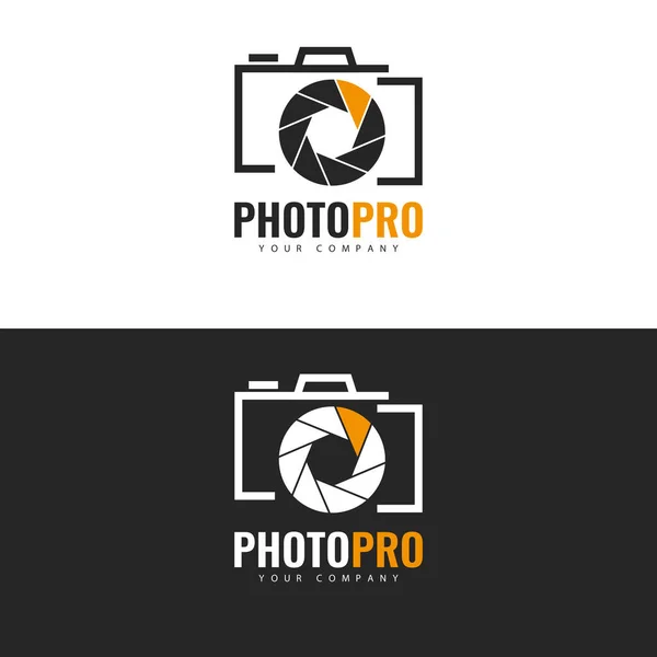 Design Logo Photo Studio — Image vectorielle