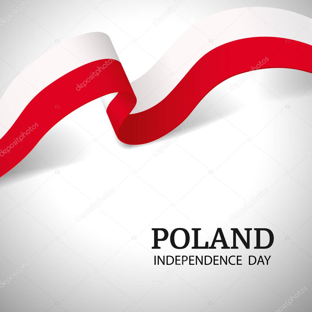 Vector Illustration of Independence Day of Poland. 