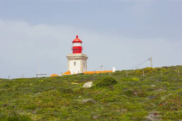 Latarnia Morska Cabo Roca Portugalii — Zdjęcie stockowe