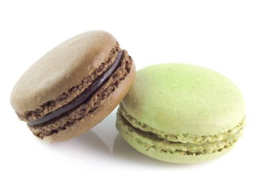 Bazı macarons renk ve farklı tatlar